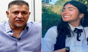 عکس یقه باز و فوق منشوری دنیز دایی / آبرو اسطوره فوتبال ایران را برد!