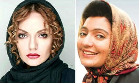 عکس باورنکردنی از مادر محجبه مهناز افشار / مادر کجا و دختر کجا !