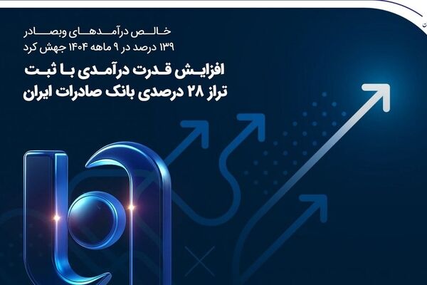 افزایش قدرت درآمدی با ثبت تراز ۲۸ درصدی بانک صادرات ایران