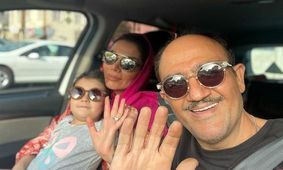 دلبری زن خیلی شیک مهران غفوریان با استایل میلیونی اش / عجب مدلینگی !