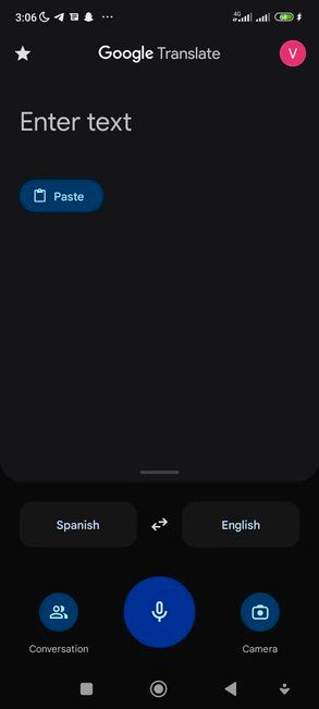 ترجمه صوتی Google Translate روی موبایل