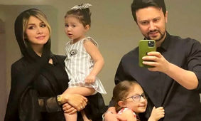 عکس خیلی متفاوت از شاهرخ استخری و همسرش / نبات هم بود !