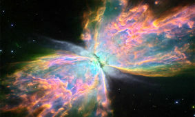 تصویر روز ناسا: درخشش سحابی پروانه
