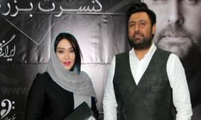 استایل شیک و جذاب سارا منجزی‌پور در کنسرت همسر معروفش +عکس