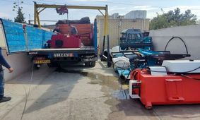 جارو پشت بند تراکتوری عرض 190 ساخت ایران بابکت