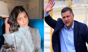 گردش اعیانی دنیز دایی در خیابان های لندن + عکس حسرت برانگیز