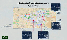 خبر جدید برای متقاضیان مسکن / با 2 میلیارد تومان در کدام محلات تهران خانه بخریم؟!