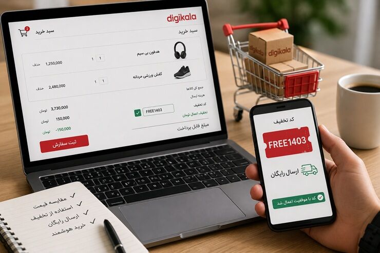 کاهش هزینه خرید اینترنتی با هزینه ارسال رایگان