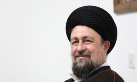 دیدار سید حسن خمینی با خانواده شهید باقری + تصاویر