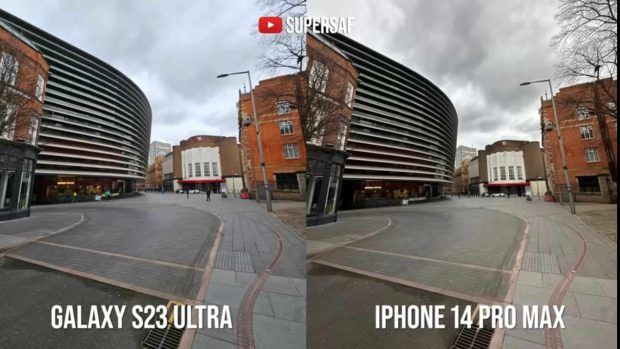 تصاویر فوق عریض Galaxy S23 Ultra