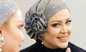 تراس لاکچری خانه بهاره رهنما؛ گل‌های ارکیده و تخت آبی جذاب!