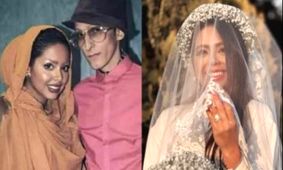 لباس خاص عروس و داماد خوش‌تیپ در مراسم عقد نامزد سابق مرتضی پاشایی!