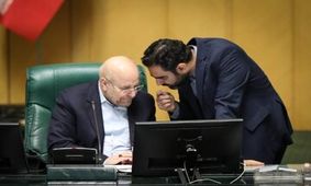 بحث و جدل امیرحسین ثابتی با قالیباف سوژه عکاسان شد + عکس