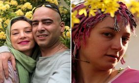 عکس هم آغوشی سحر ولدبیگی با آقای بازیگر ایرانی / نمی دانیم آقاست یا خانم !