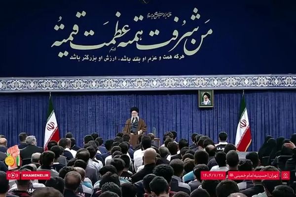 رهبر انقلاب: یاوه‌گویی‌های رئیس جمهوری آمریکا فریاد مأیوسی صهیونیست‌ها + فیلم