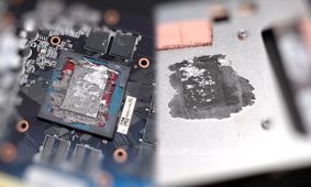 از فلز مایع برای هیت سینک آلومینیومی کارت گرافیک استفاده نکنید