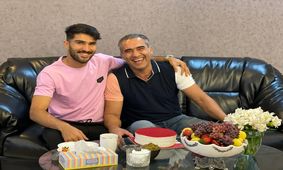 احمدرضا عابدزاده بسکتبالیست شد + عکس