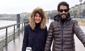 سفر رمانتیک بازیگران ایرانی به پاریس / ساعد سهیلی و نرگس محمدی کنار برج ایفل!