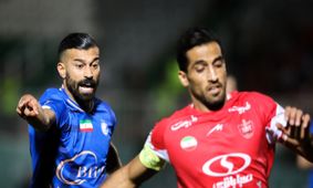 هواداران با لباس محلی/ تلفیق زیبای فرهنگ در دربی +فیلم