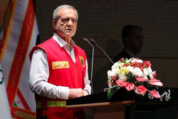 پزشکیان: در برابر آدم‌های پلید کوتاه نمی‌آییم + فیلم