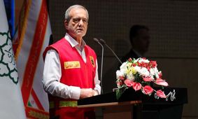 پزشکیان: در برابر آدم‌های پلید کوتاه نمی‌آییم + فیلم