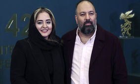 عکس جشن تولد مجلل و شاهانه علی اوجی برای نرگس محمدی /تزئین زیبای کیک با توت فرنگی !