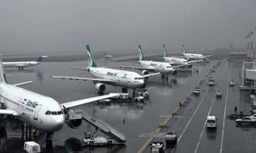 پروازهای فرودگاه امام (ره) تا فردا باطل شد