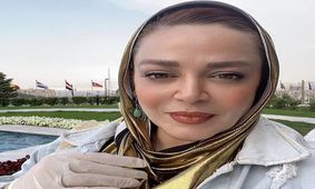 تیپ جنجالی بهاره رهنما در مراسم زنده یاد فریماه فرجامی ! / خجالت آورتر از همیشه !