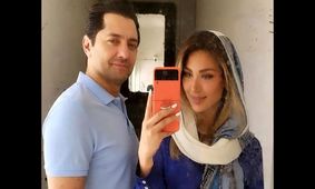 عاشقانه دلچسب بهرام رادان و همسر بلاگرش / بهترین اتفاق زندگیم !