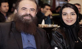 هم آغوشی خیلی زشت نوعروس سینمای ایران با شوهر 63 ساله اش !