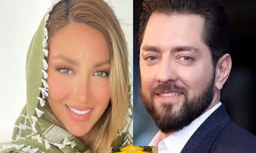 عکس جواهرات لاکچری مینا مختاری و جشن تعیین جنسیت فرزند بهرام رادان