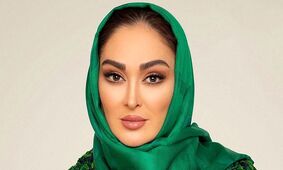 تنها عکس از الهام حمیدی در آغوش یک مرد ! / دلبری خانم بازیگر در بچگی !