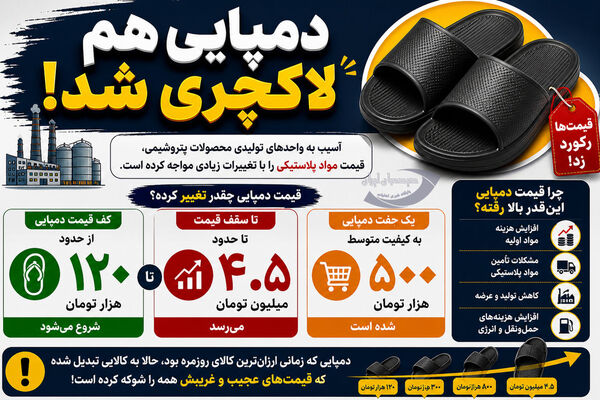دمپایی هم لاکچری شد