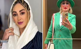 راز جوانی الهام حمیدی در ۴۸ سالگی با استایل شیک قرمز رنگ فاش شد!
