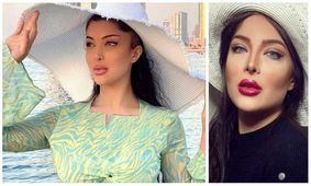 کولاک همسر سپهر حیدری با گردنبند فوق میلیاردی اش / آرام جوینده دنبال جلب توجه !