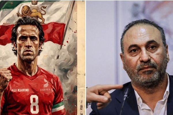 واکنش تند مردم به توهین علی کریمی و حمید فرخ‌نژاد؛ سقوط اخلاقی وطن‌فروش‌ها!