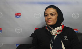 عکس خیلی متفاوت از شهربانو منصوریان در دبی ! / پالتو پلنگی و موهای بلوند !