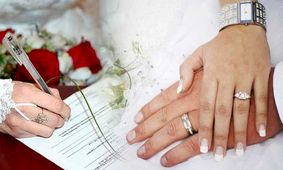 عکس این عروس و داماد ایرانی جهانی شد ! / فقط ببینید باور می کنید !