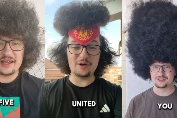 رکورد هوادار منچستریونایتد: 346 روز بدون کوتاه کردن مو! +فیلم