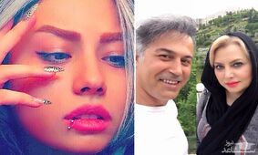عکس های خجالت آور از دختر دانیال حکیمی / اصلا فکر آبروی خانواده اش نیست !