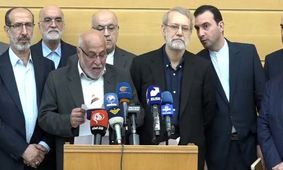 لاریجانی: جهان فهمید رژیم صهیونیستی به هیچ کشوری رحم نمی‌کند + فیلم