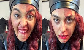 صمیمیت نامتعارف ریحانه پارسا با این مرد مطلقه / زن اول بهتر بود یا ریحانه خانم ؟!