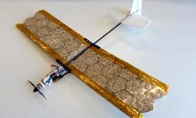 این پهپاد با بال‌های قابل خوردن، در مأموریت‌های امداد و نجات به‌کار برده می‌شود
