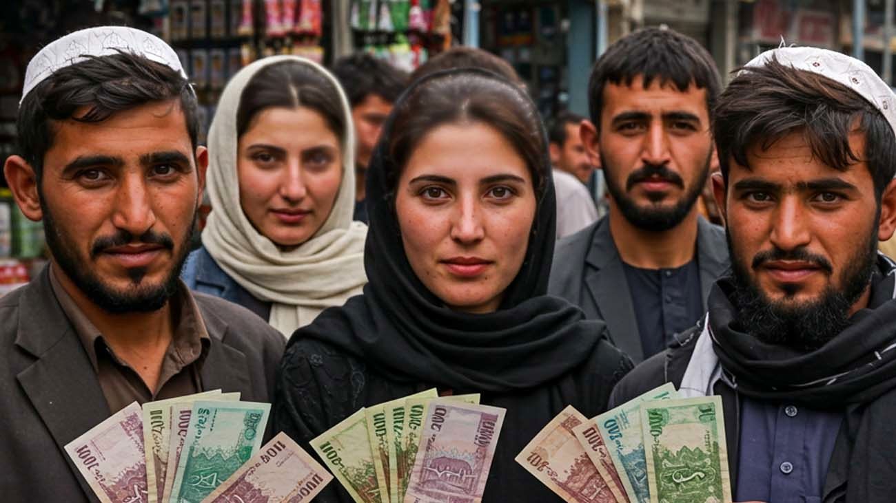 قیمت افغانی افغانستان در سراشیبی سقوط