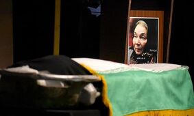 اولین عکس ها از مقبره پروانه معصومی در فرحزاد تهران