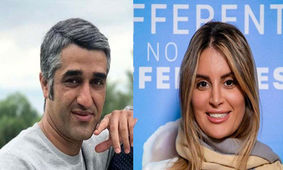  استایل های فوق جذاب از نامزد مخفی پژمان جمشیدی در خارج / نگار مدل و خوش هیکل !